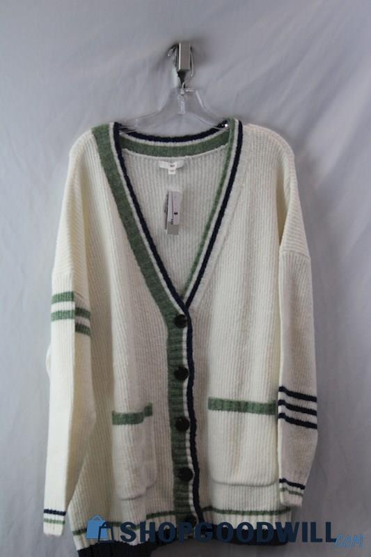 Used Nwt Bp Men's White Cardigan Sweater Sz-1x | ShopGoodwill.com