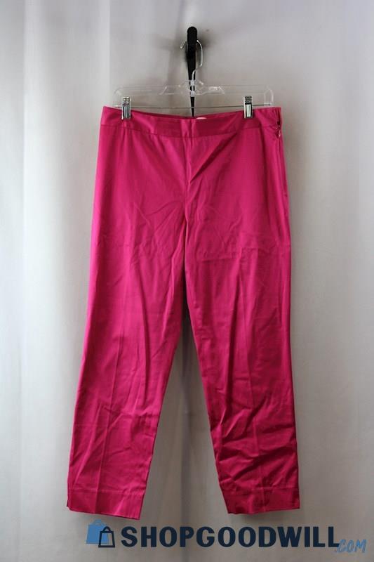 Talbots Women's Hot Pink Slim Ankle Pants SZ-6