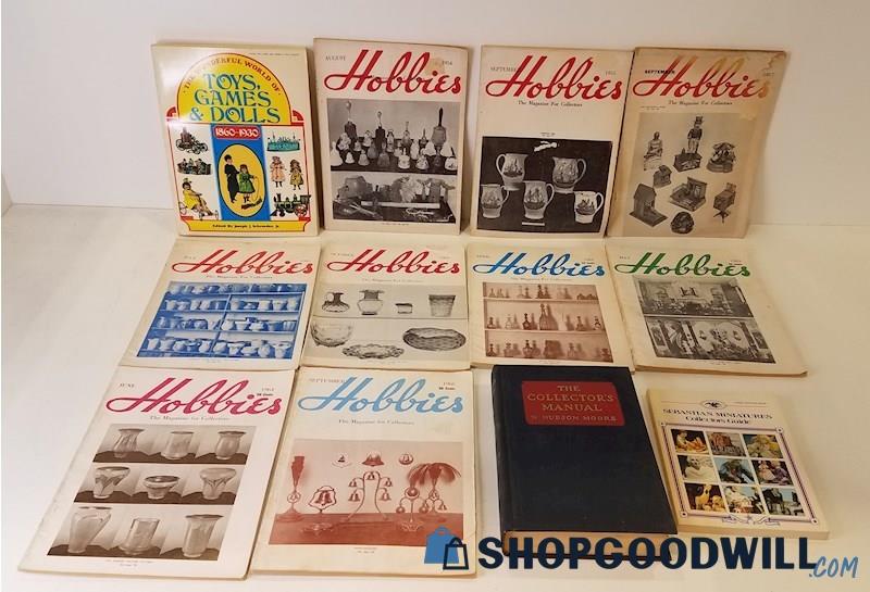 Vtg 1939-80 Collector's Guides HC/SC/Mag Hobbies Toys Games Dolls Furniture Figs