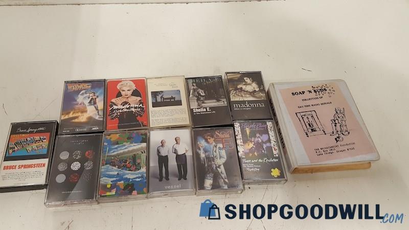 Lot Of 15 Variety Vintage Cassette Tapes