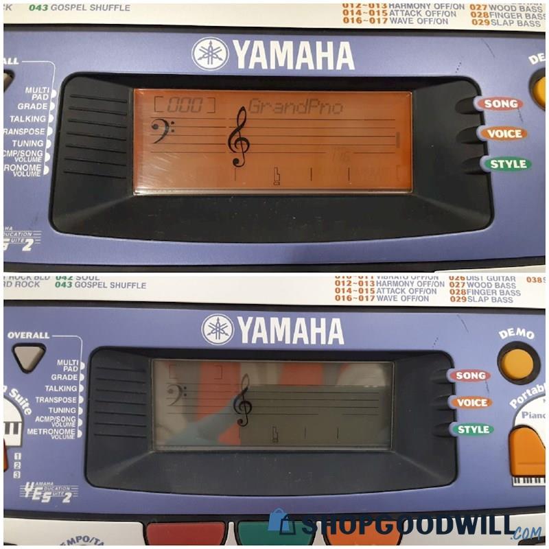 Yamaha Portatone PSR-262 Blue Digital Electronic Keyboard SN/0015372 PWRS ON