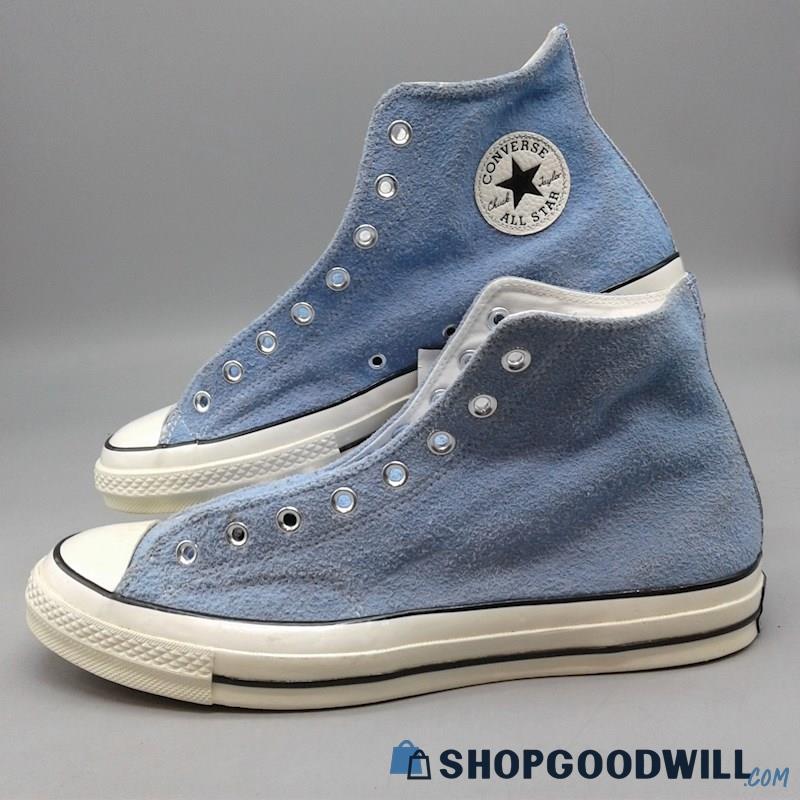 Converse Men's Chuck Taylor All Star Blue Suede Hi-Top Sneaker Sz 11 M/13 W
