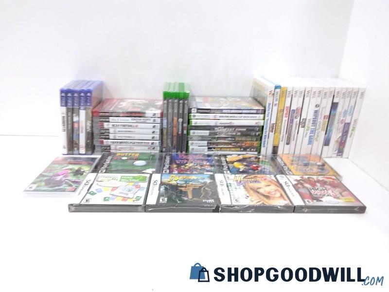 SEALED! Video Games Grab Box LOT- PlayStation+XBOX+Nintendo Games