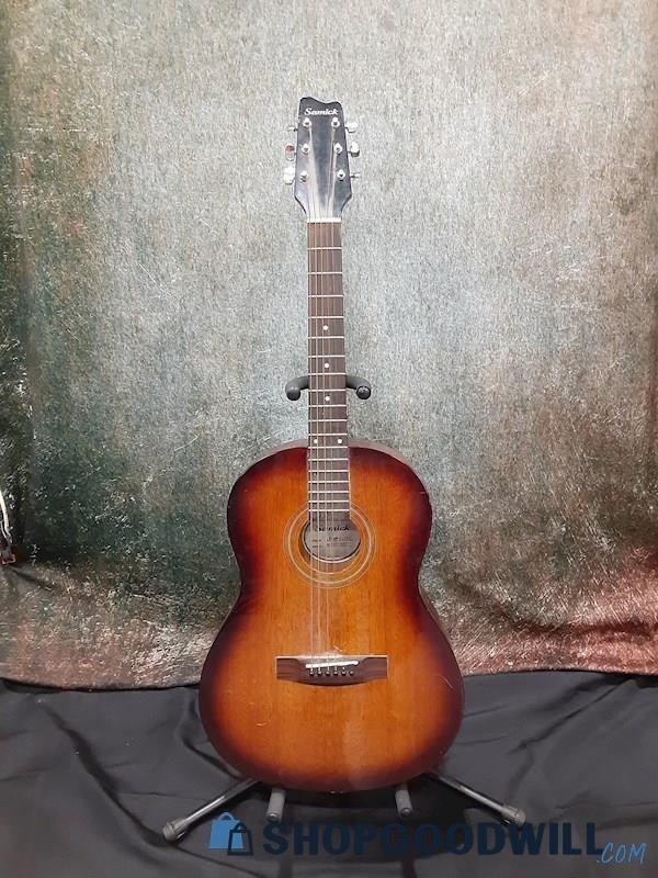 Samick Model LF009G1TS 6 String Sunburst Acoustic Guitar w/Case SN#SI00070061