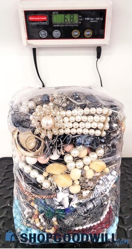 Costume Jewelry Grab Bag 6.8 Pounds