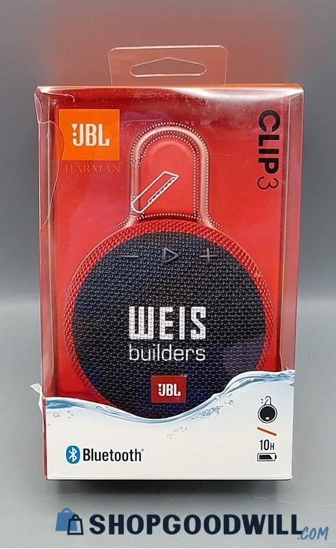  B) SEALED JBL Clip 3 Portable Bluetooth Speaker
