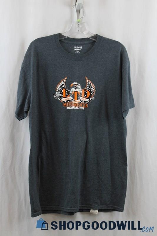 LTD Men's Gray Multicolor Graphic T-Shirt SZ XL 