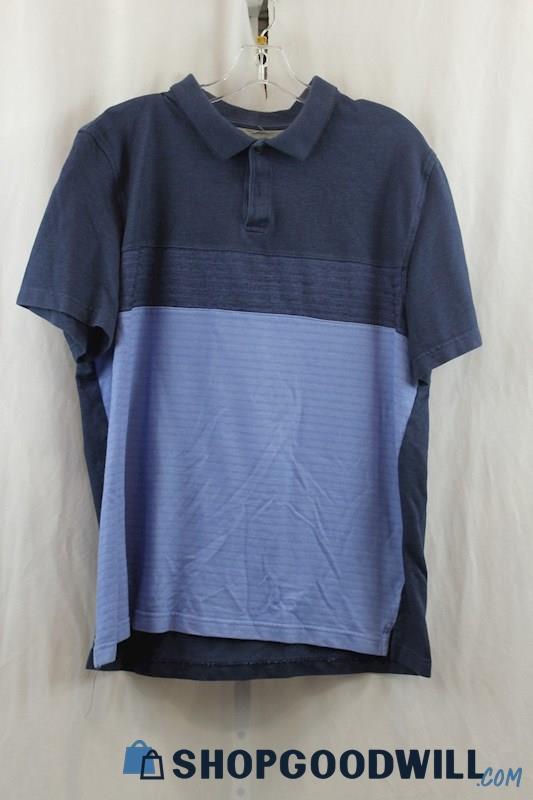 Van Heusen Men's Blue Polo Shirt SZ XL
