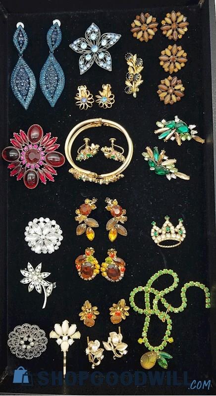Vintage / Vintage Inspired Rhinestone Costume Jewelry 