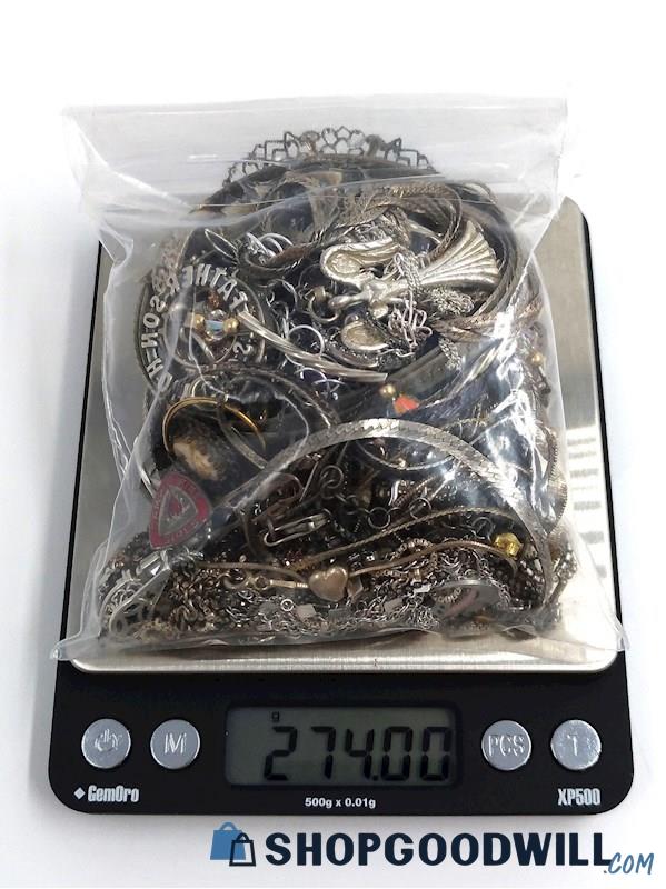 .925 Wearable Jewelry Assortment 274.0 Grams 