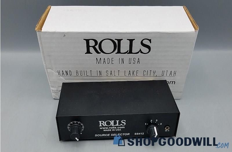 Rolls SS412 4-Channel Audio Source Selector