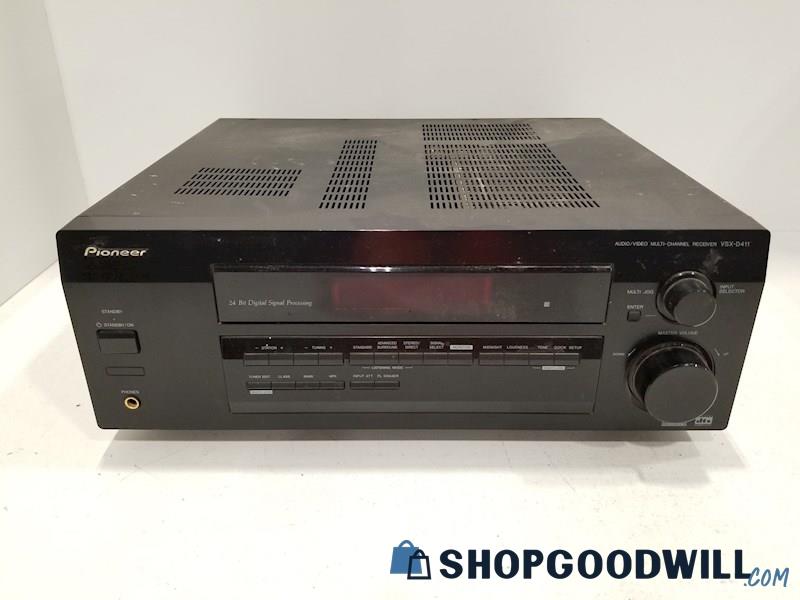 Pioneer Audio/Video Multi-Channel Receiver Model VSX-D411 - POWERS ON