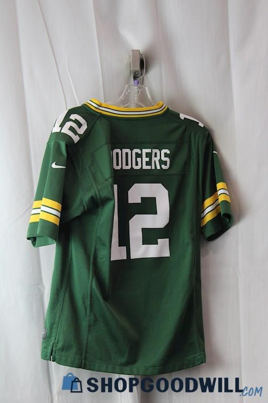 NFL Boys Green Packers #12 Rodgers SZ-L