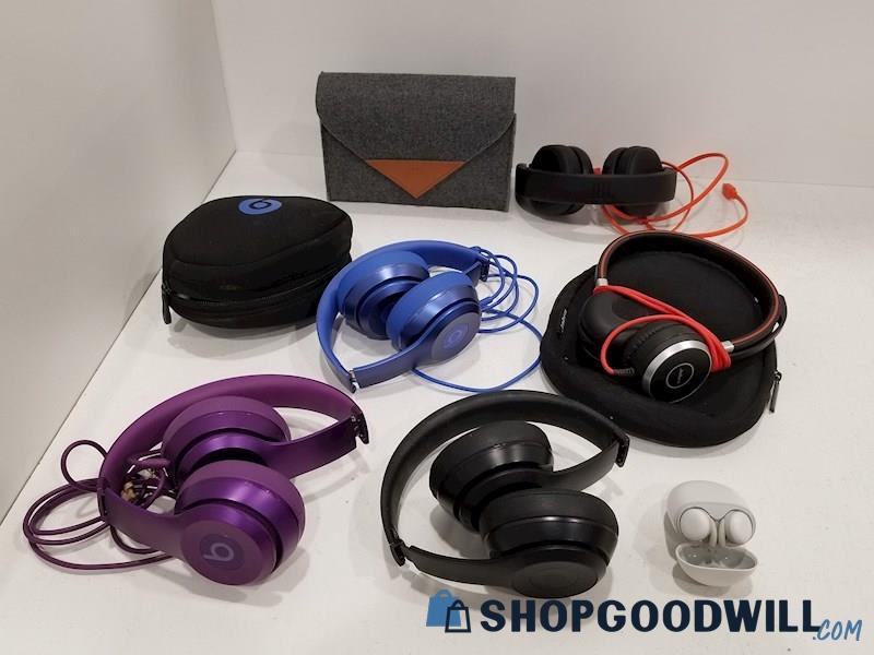 Mixed Brands Headphones Lot - Beats, Google, JBL, Jabra
