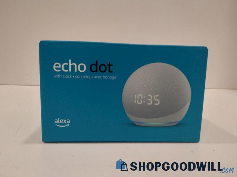 SEALED Brand new Amazon Echo Dot With Clock 4th Generation