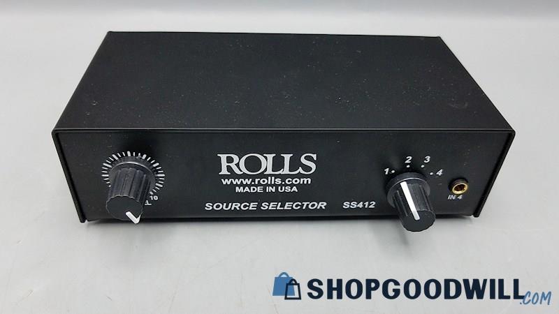  B) Rolls SS412 4-Channel Audio Source Selector