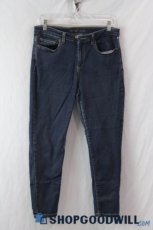 Michael Kors Women's SZ 10 Blue Skinny Jeans