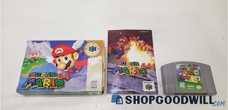 Super Mario 64 Video Game for Nintendo 64 N64 IOB - TESTED