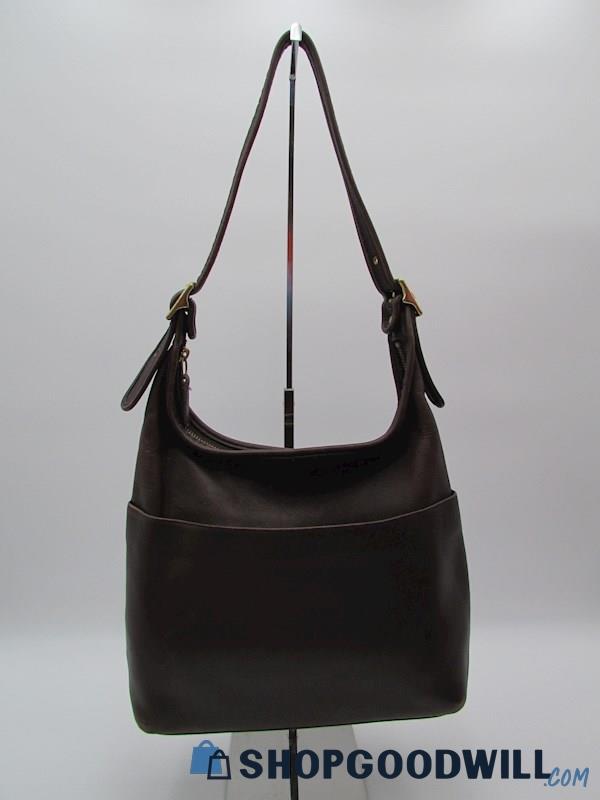 Authentic Coach Vintage Legacy Hobo Brown Leather Shoulder Handbag Purse