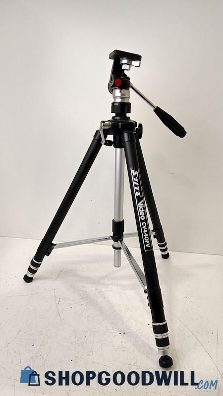 Stitz Black Adjustable Heavy-Duty Camera Tripod Model CV440FV