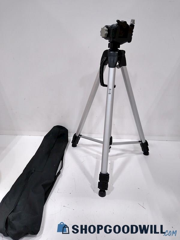 Opteka Adjustable Camera Tripod With Carrying Case 