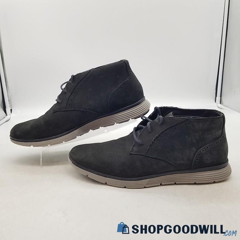 Timberland Men's Franklin Park Black Leather Chukka Boots Sz 10.5