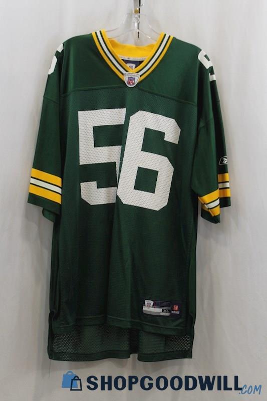 NFL Men's Green/Yellow Green Bay Packers Barnett #56 Football Jersey SZ XL