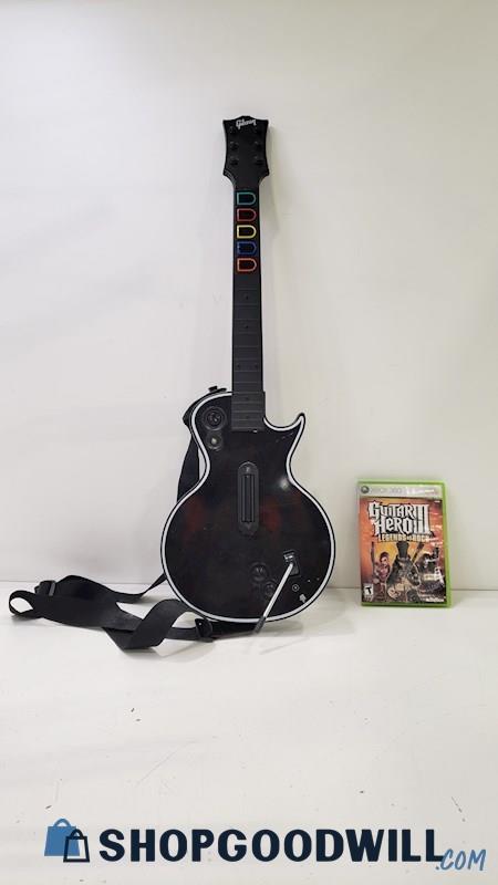 Guitar Hero Les Paul Wireless Controller w/Game for XBOX 360