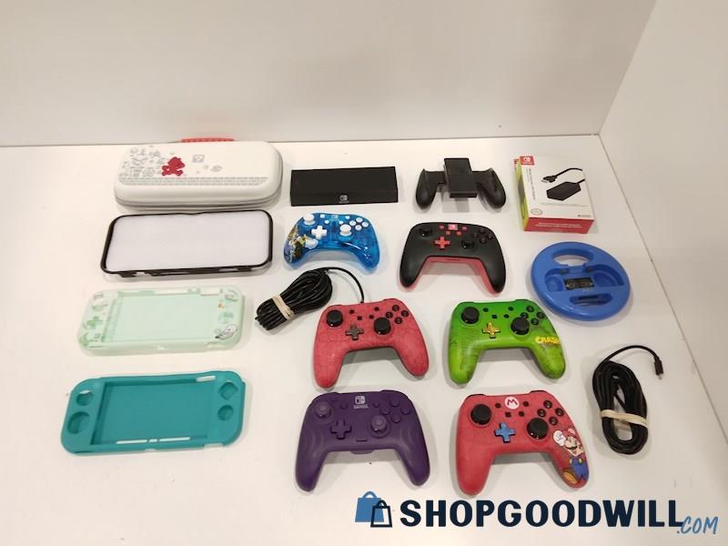 Lot of Nintendo & 3rd Party Accessories For Nintendo Switch/Switch Lite