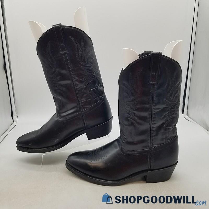 Laredo Men's 4240 Paris 12 Inch Black Leather Western Boots Sz 11.5