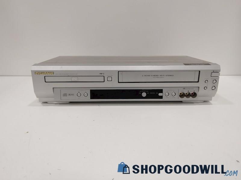 Sylvania Model No. SSD803 Video Cassette Recorder/DVD Player-Tested