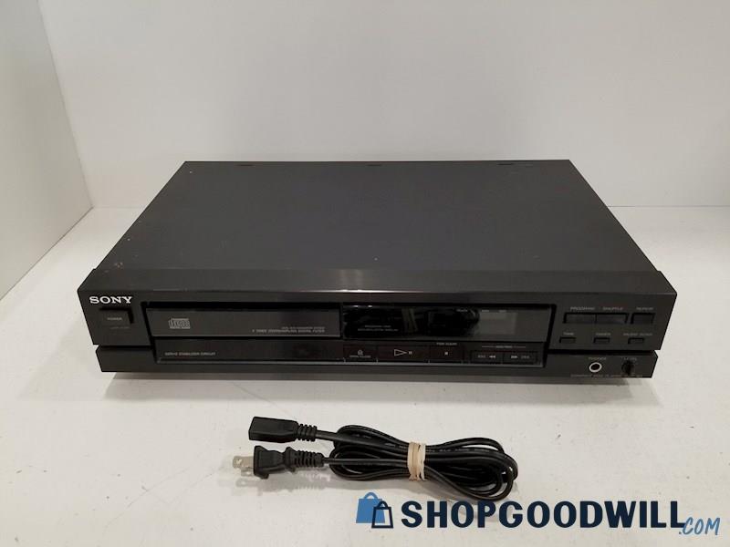 Sony CDP-100 Compact Disc CD Player - TESTED
