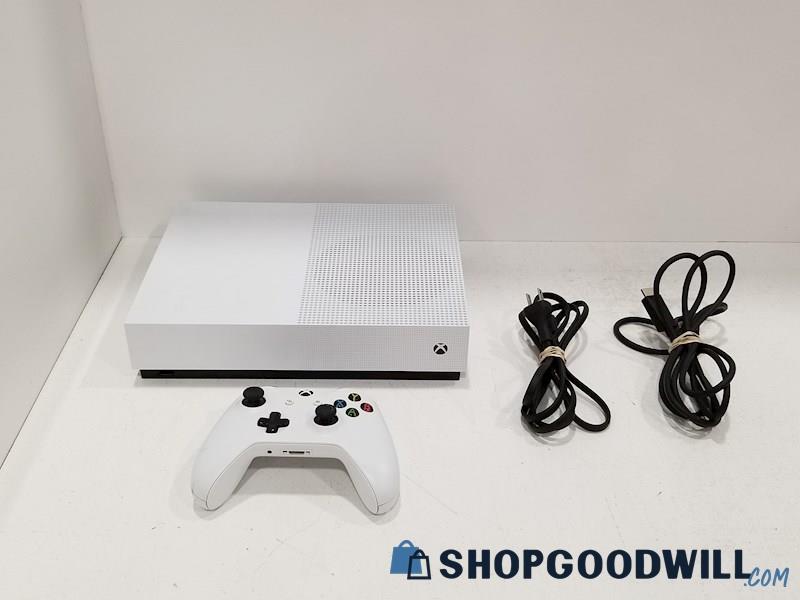 XBOX One S Digital Console w/ Cords & Controller - POWERS ON