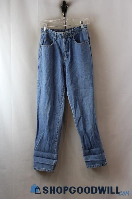 Sigred Olsen Women's Blue Slim Straight Mom Jeans sz 4
