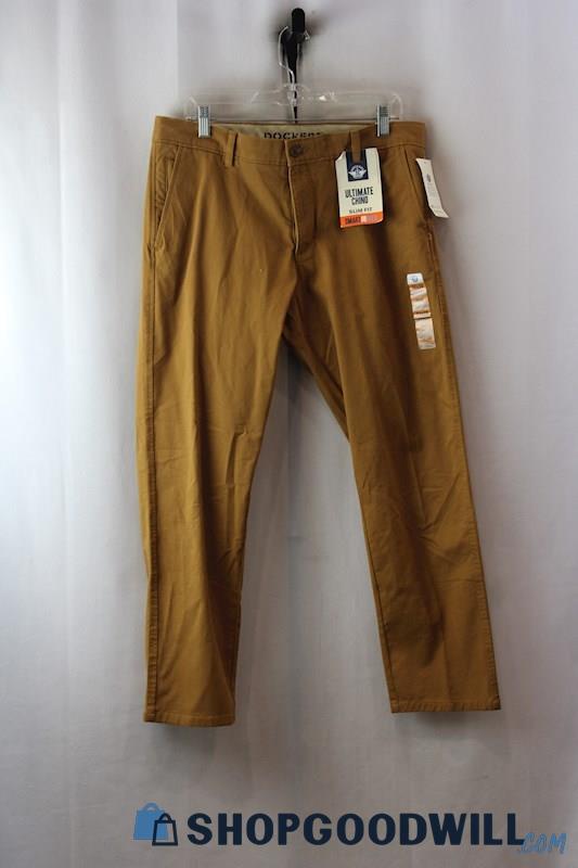 NWT Dockers Men's Brown Slim Chino Pants sz 34x29