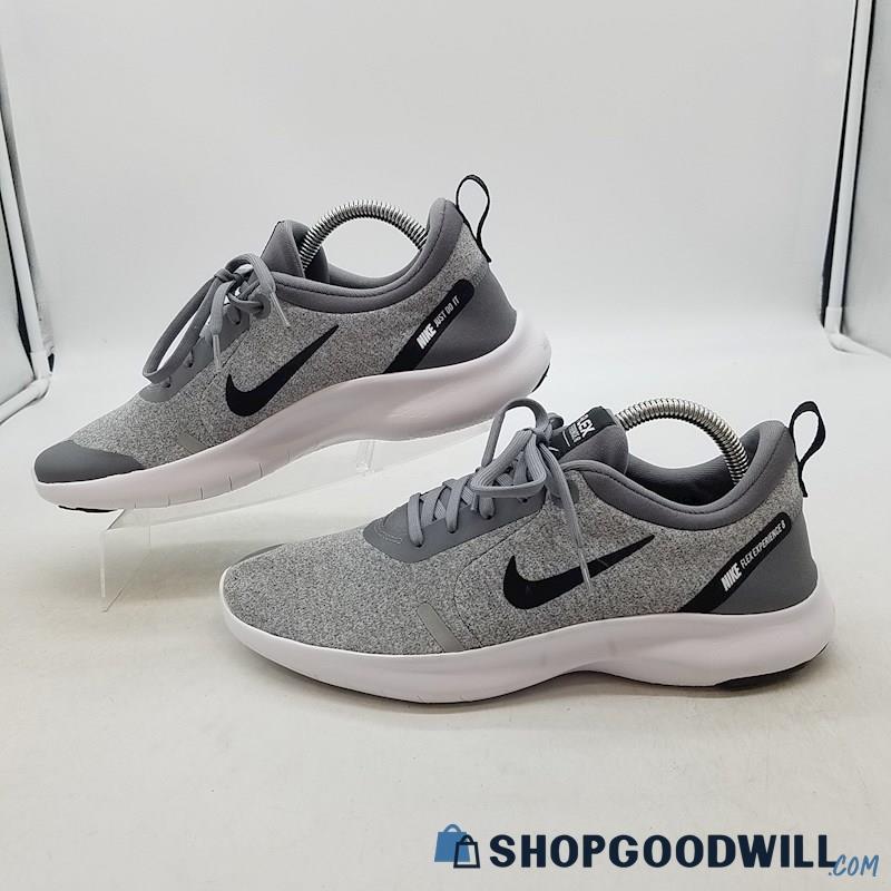 Nike Men's Flex Experience RN 8 Cool Gray Mesh Running Shoes Sz 8