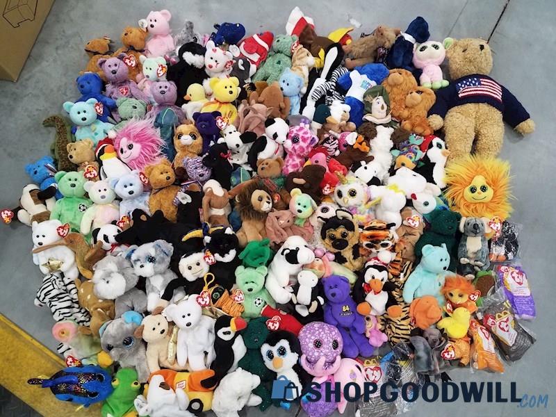 Ty Beanie Babies and Beanie Boo's 34 Pound Lot - shopgoodwill.com