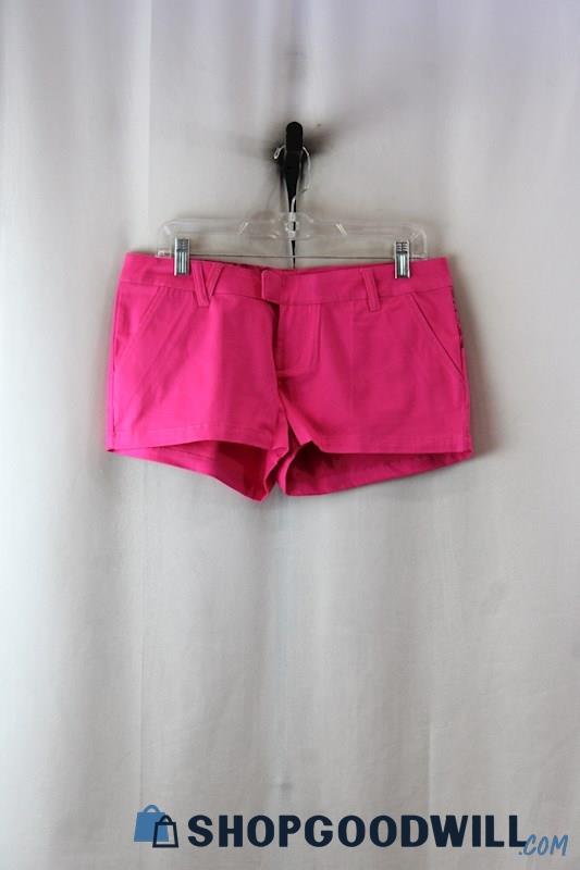 Volcom Women's Pink Short Chino Shorts sz 7