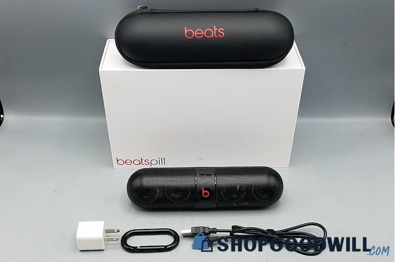  Beats Pill Portable Bluetooth Speaker w/ Original Box & Case - Tested