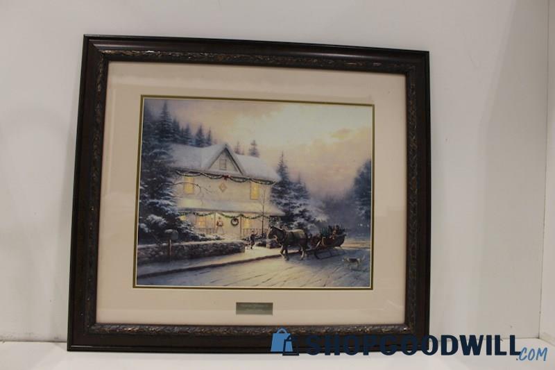 'Victorian Christmas IV' Unsigned Library Edition Print by Thomas Kinkade PICKUP