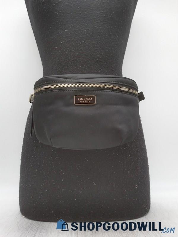Kate Spade Dawn Black Nylon Belt Bag Handbag Purse