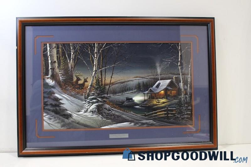 'Evening With Friends' Framed Painting Art Print Unsigned by Terry Redlin PICKUP