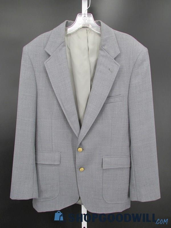 Vintage Victor Clothing Co. Men's Grey Blazer SZ 44R