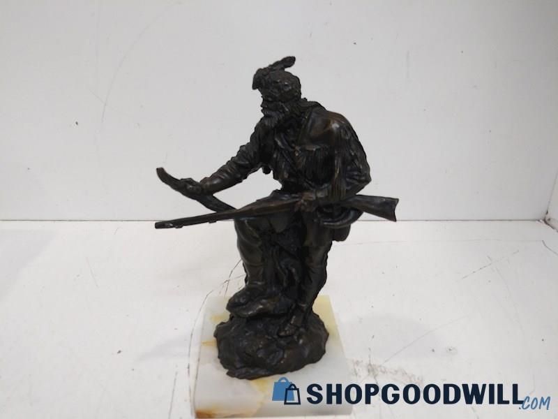 Heavy Bronze Sculpture Hunting Herb Mignery Prairie Odyssey Statue Home ...