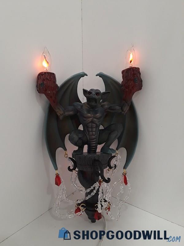 Trendmasters Inc. Gargoyle Flickering Wall Hanging Deco Light ...