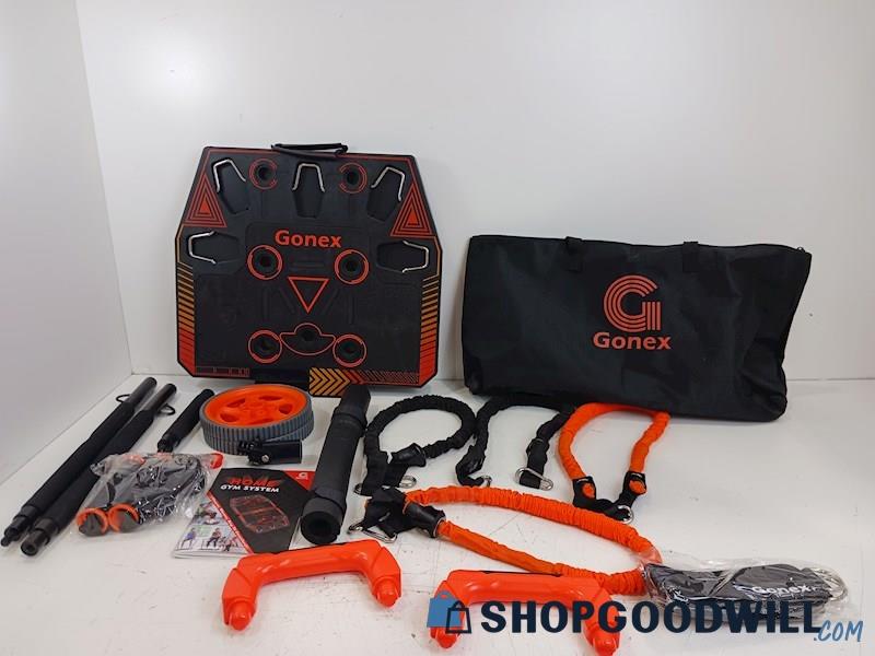 Gonex Portable Home Gym Workout System Set W/bag | ShopGoodwill.com