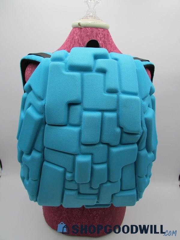 NWT Madpax Blok Sky's The Limit Blue 3D Geometric Backpack Handbag Purse
