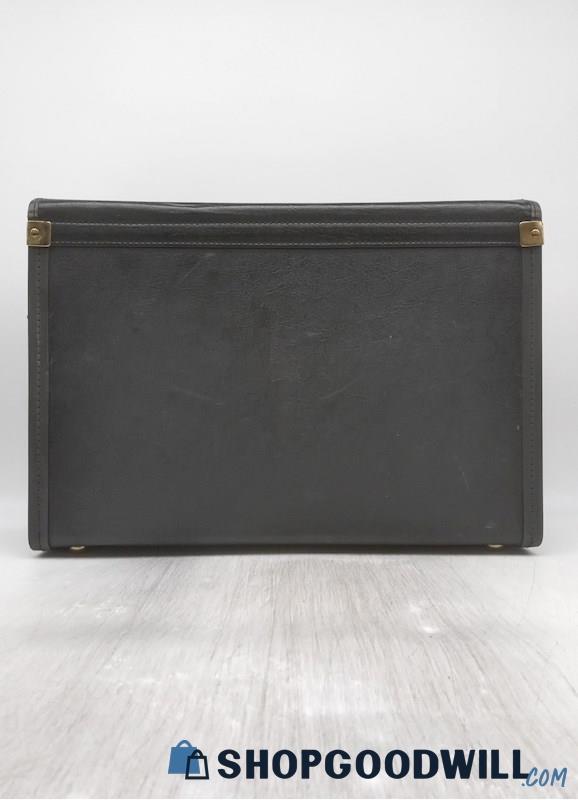 Samsonite Black Leather Hard-Shell Large Briefcase Handbag Purse