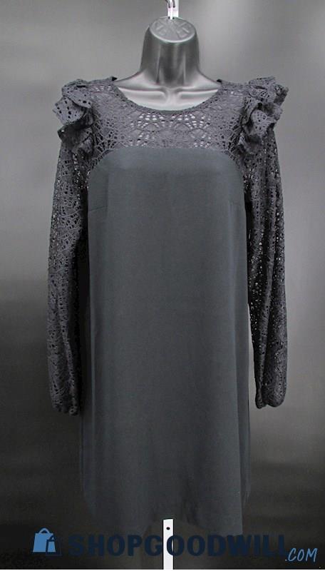 NWT Lilli Pulitzer Women's Karolina Black Lace Shift Formal Dress SZ 6