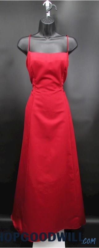 Women's Mari Jay Women's Red A-Line Maxi Formal Dress SZ 11/12